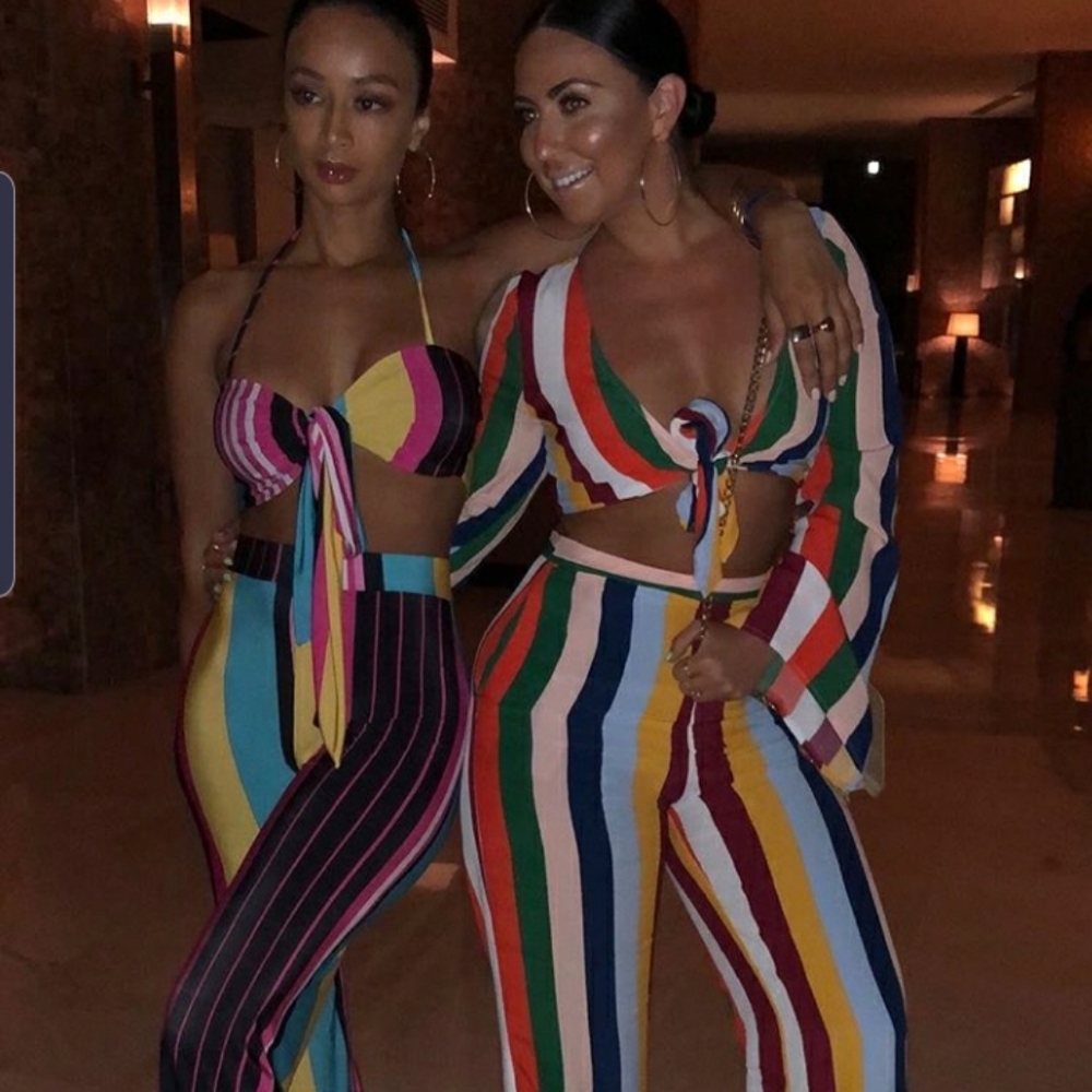 Two piece set worn by draya